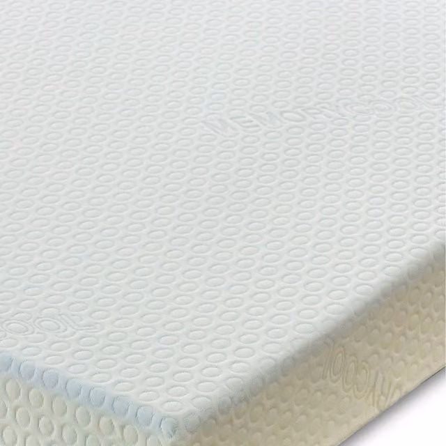 Starlight Beds Harmony 2 Layer Essential Eco Foam and Cool Blue Memory Foam Mattress, White, King Size, 180 x 200 cm, Depth: 15 cm, Medium Firm