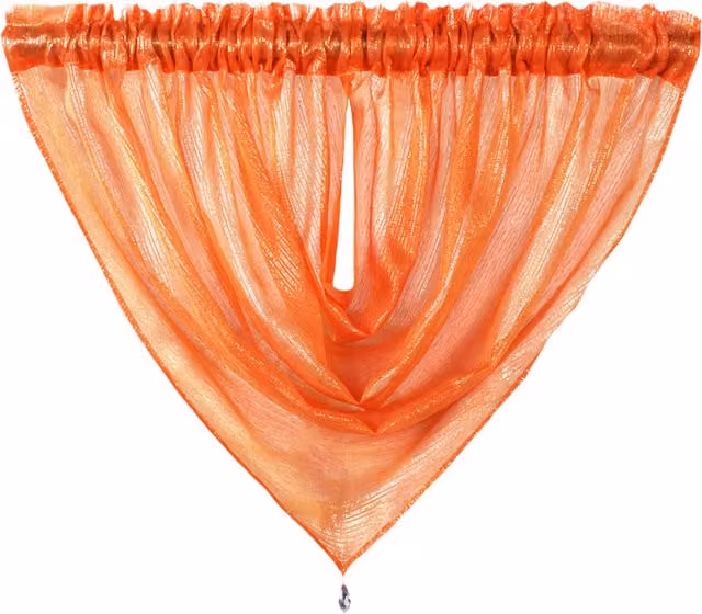 Velosso Orange Fabric Panel Smock Tape Dress