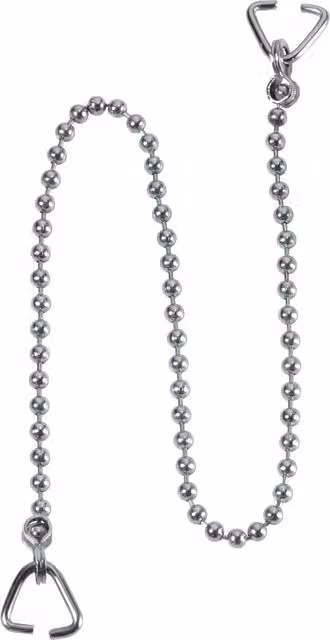 McAlpine CH4-18 Silver Chrome Chain and 2 Triangles with 45.72 cm Length