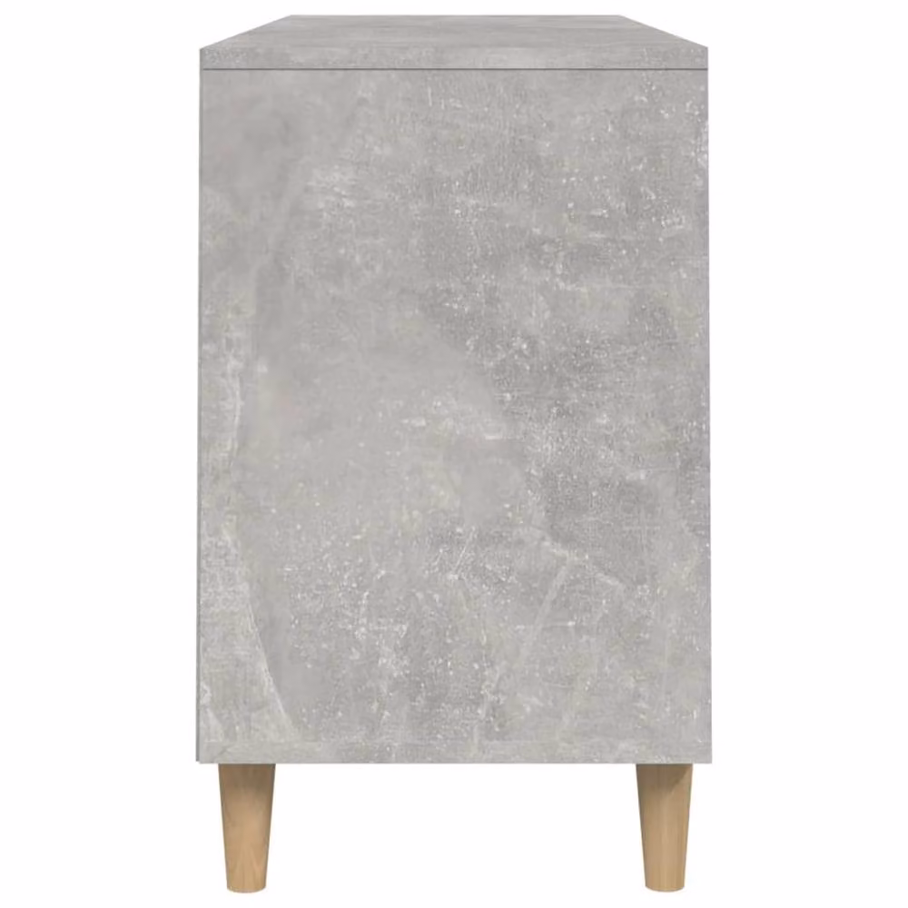 Berkfield Home Modern Shoe Cabinet in Concrete Grey, W: 102 cm, D: 36 cm, H: 60 cm – 3