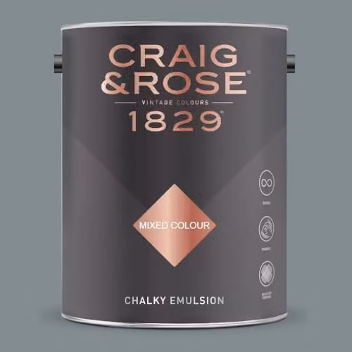 Craig & Rose 1829 Paint Stop Chalky Matt Emulsion Steel Pole 5 l