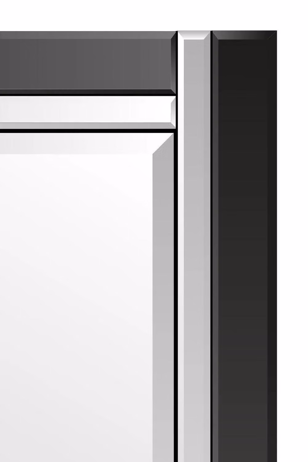 MirrorOutlet Aston Black Venetian Full Length Cheval Mirror, H 150 cm x W 40 cm – 3