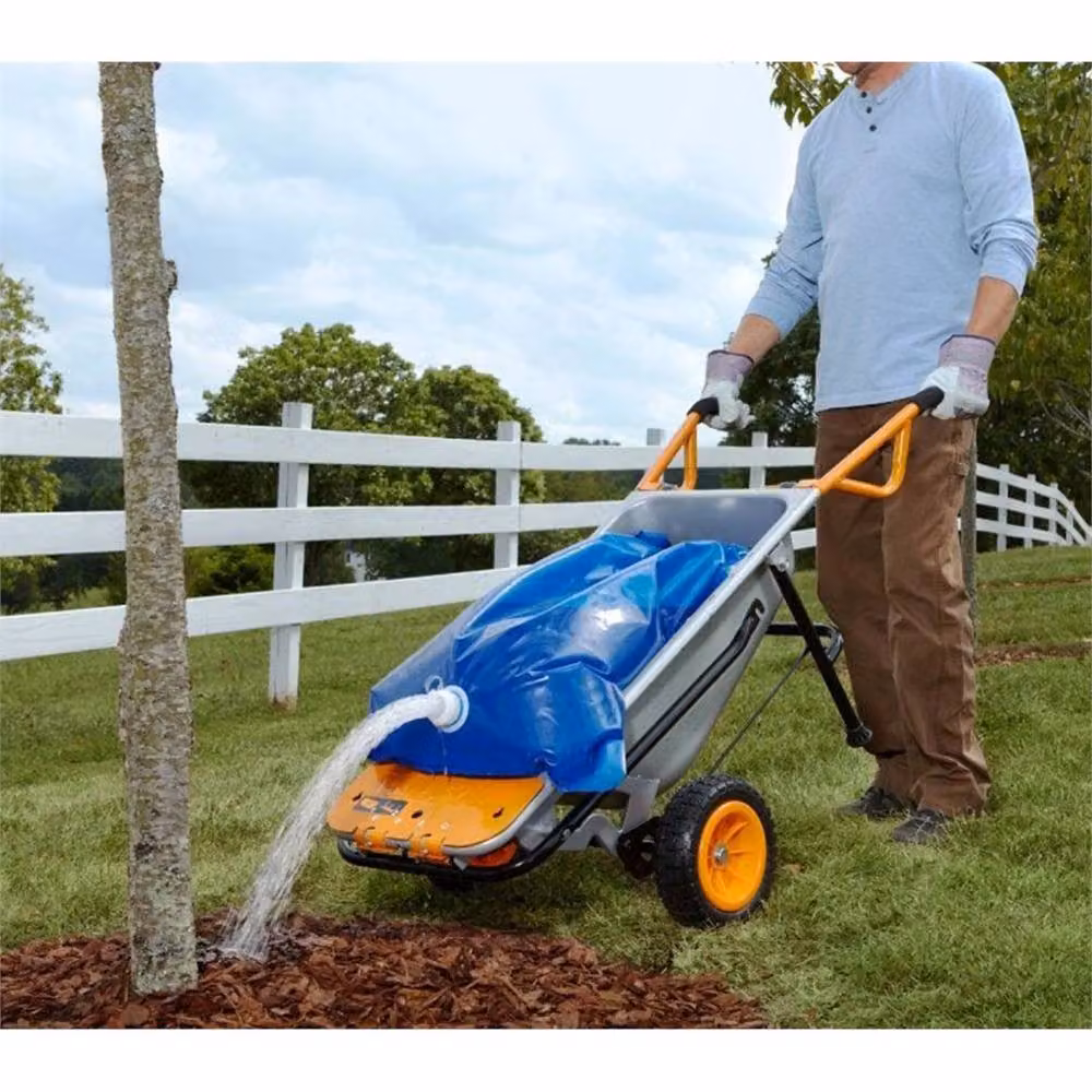 Nordara 2 x 80L Blue Wheelbarrow Water Bags for Outdoor Garden Use – 3