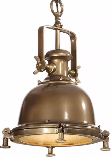 Berkfield Home Industrial Aluminium Pendant Light in Silver, W/D/H: 35 x 35 x 153 cm – 1