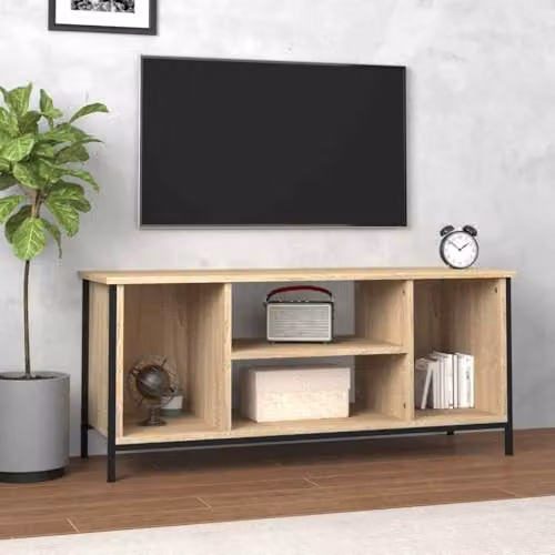 vidaXL TV Cabinet in Sonoma Oak, W: 102 cm, D: 35 cm, H: 45 cm – 2