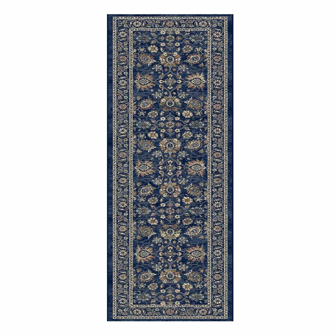 The Rug Shop UK Blue Traditional Floral Oriental Round Area Rug, Diameter: 200 cm – 2