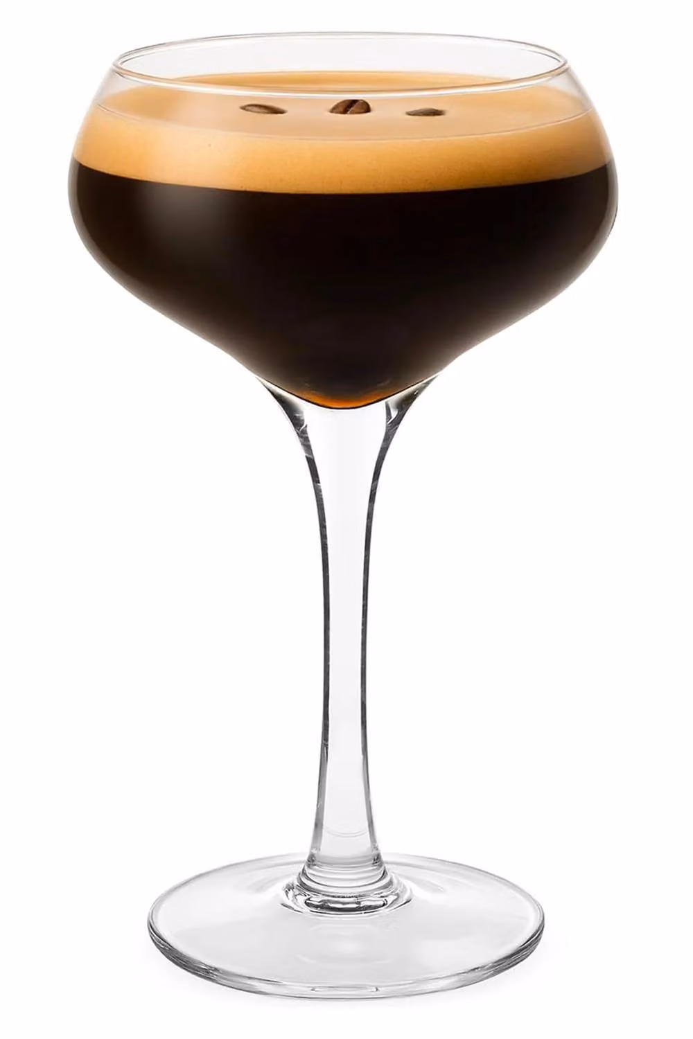Final Touch Set of 2 Clear Lead-Free Crystal Espresso Glasses with Cork Tray, 300ml – 3