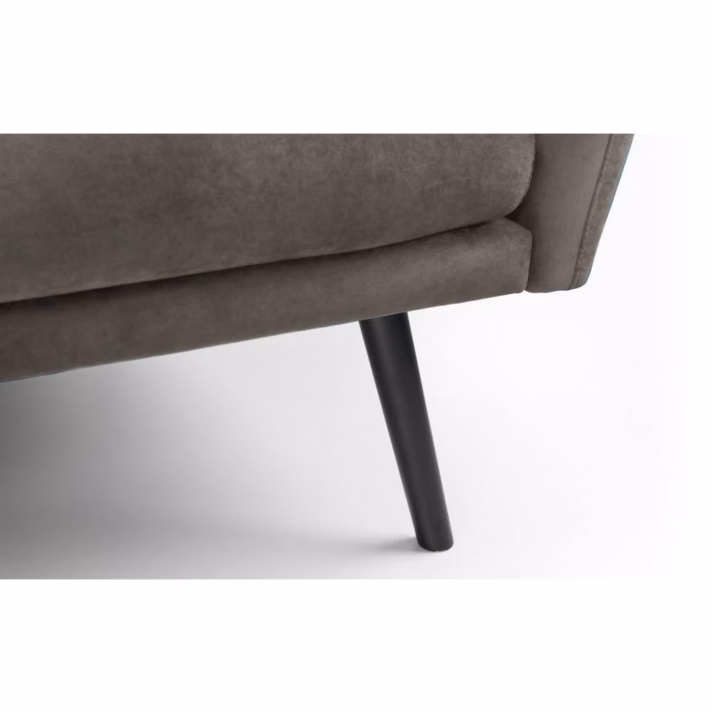 Cheshire Alvera Grey Velvet Upholstered Sofa Bed – 4