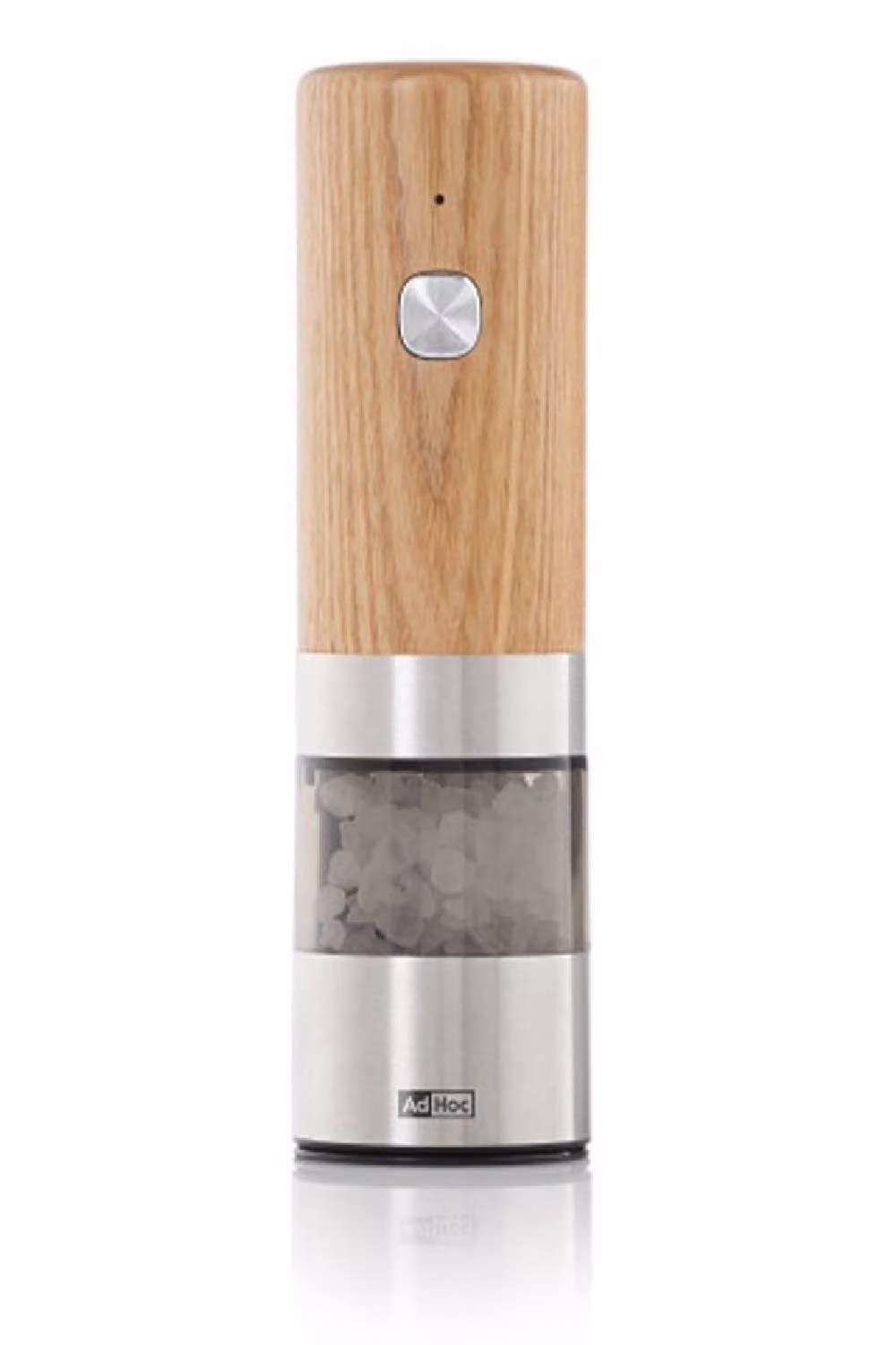AdHoc Electric Ash Wood Pepper and Salt Mill in Brown and Silver – 2