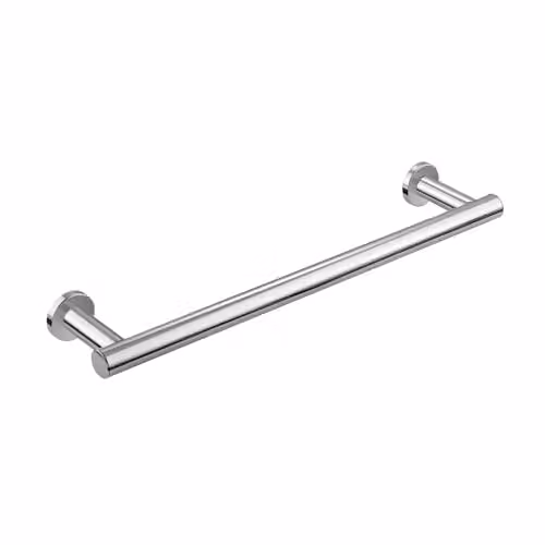 COSMIC Wall-Mounted Metal Towel Rail in Light Grey, W/D/H: 41.5 x 8.5 x 4.5 cm – 1