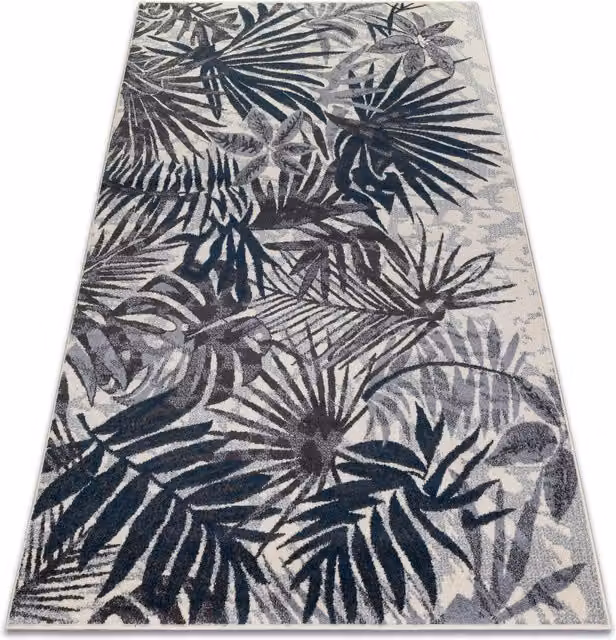 RugsX Heos Floral Modern Rug in Yellow, W: 120 cm, L: 170 cm – 1
