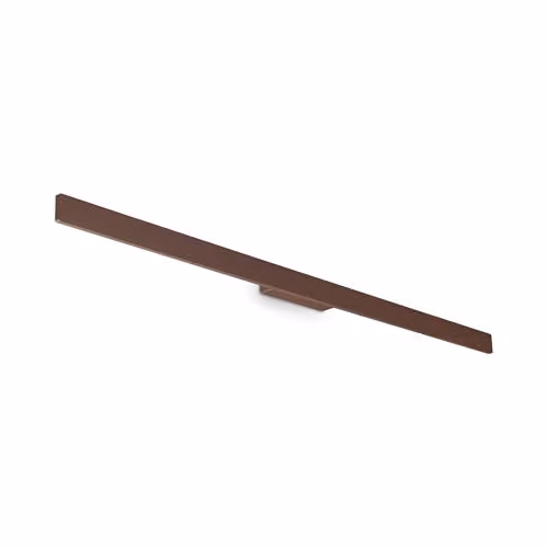 Netlighting Linea Outdoor Flush Wall Lamp in Brown, 2600Lm, 3000K, IP54