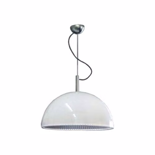 Netlighting Large Dome 3-Light Ceiling Pendant in Silver and White
