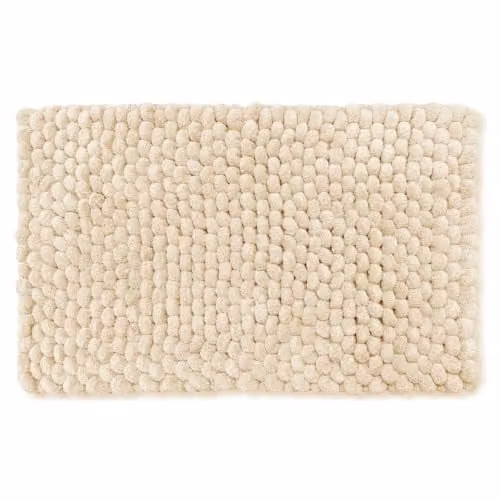 Allure Bath Fashions Bobbi Giant Bobble Bath Mat, Stone, W: 50 cm, D: 80 cm