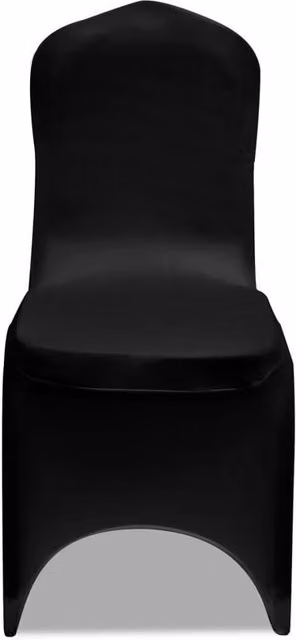 Berkfield Home 18 Piece Stretch Fabric Dining Chair Covers in Black