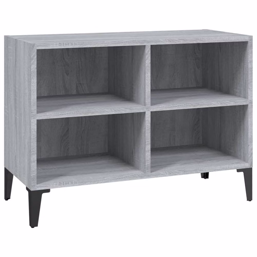 Berkfield Home Modern TV Cabinet in Grey Sonoma with Metal Legs, W/D/H: 69.5 x 30 x 50 cm – 3