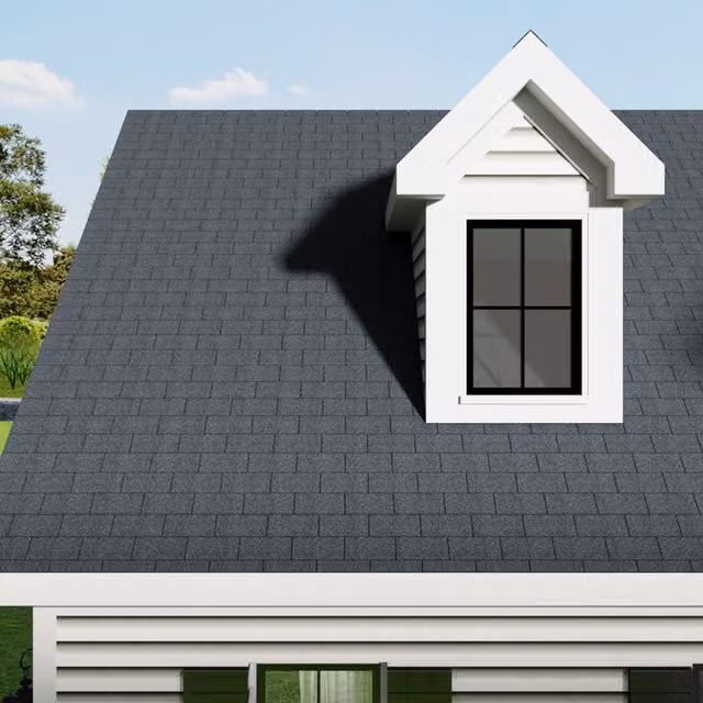 Livingandhome 18-Pack Heavy-Duty Three-Tab Asphalt Roofing Shingles, Grey