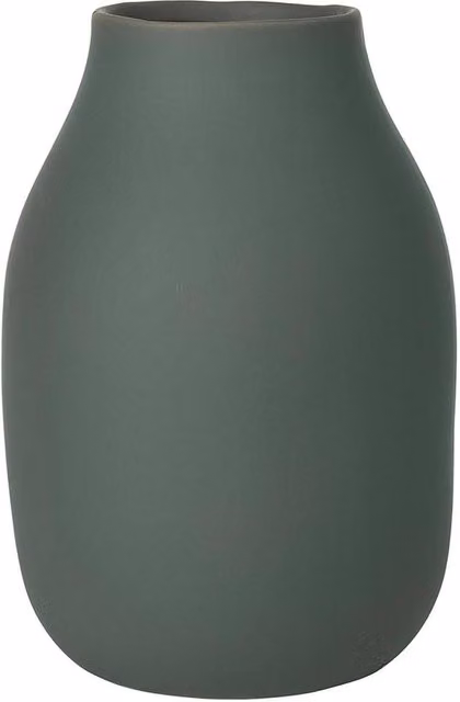 Blomus Colora Large Ceramic Vase in Green – 1