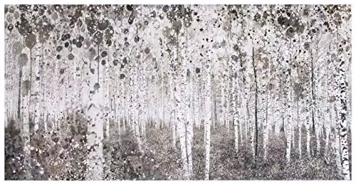 Art for the Home Beige Botanical Watercolour Wood Printed Canvas Wall Art – 3
