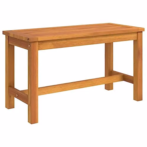 vidaXL Garden Bench in Brown Oiled Acacia Wood W/D/H: 80 x 35 x 45 cm – 1