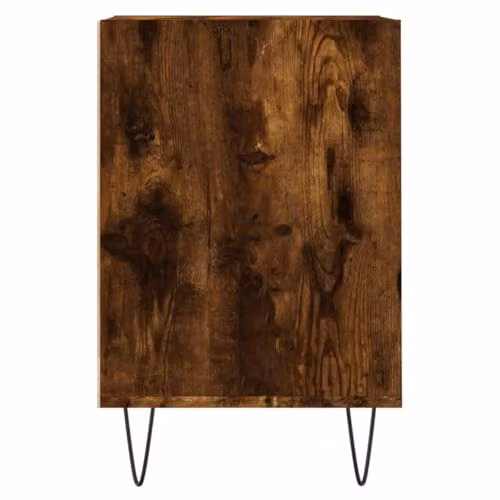 vidaXL Modern TV Cabinet in Smoked Oak, W/D/H: 100 x 35 x 55 cm – 4