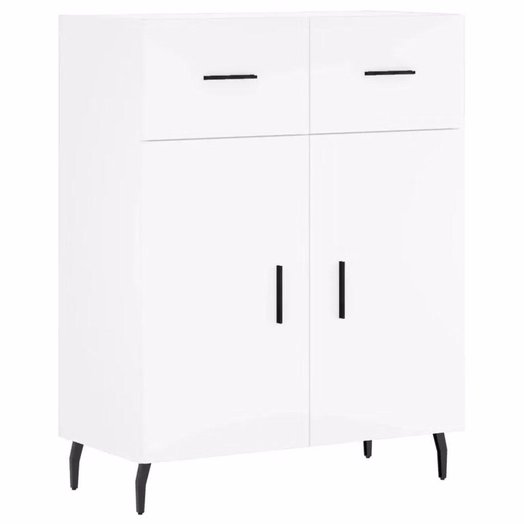 Berkfield Home Modern White Sideboard, W/D/H: 69.5 x 34 x 90 cm – 2