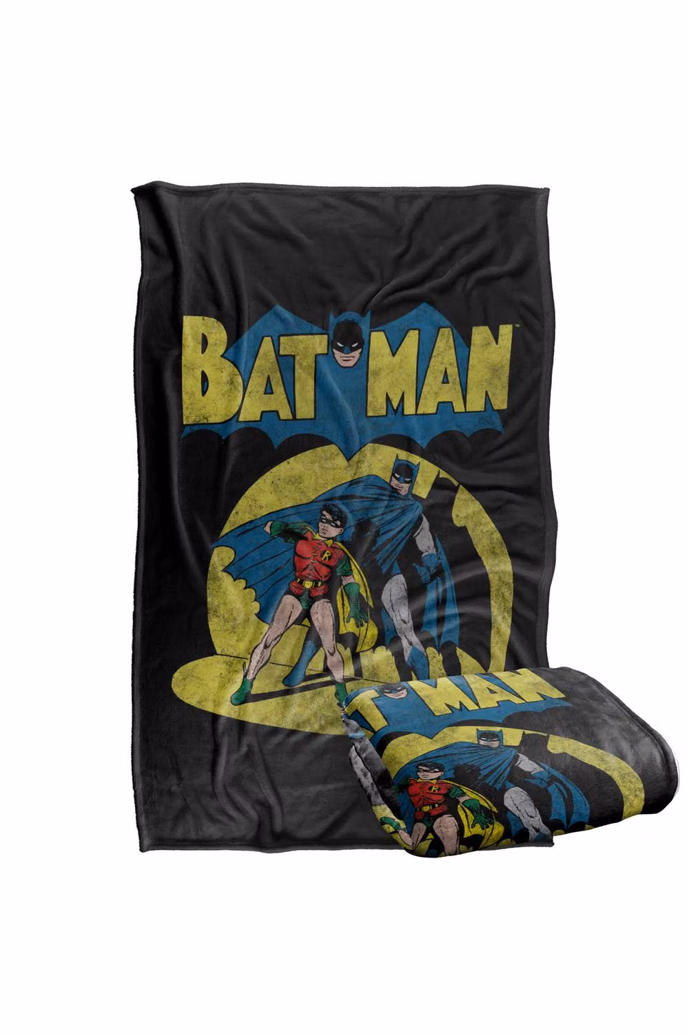 Warner Bros. Batman Vintage Cover Silky Touch Super Soft Fleece Throw Blanket, Multicolour, W: 91.44 cm x L: 147 cm – 7