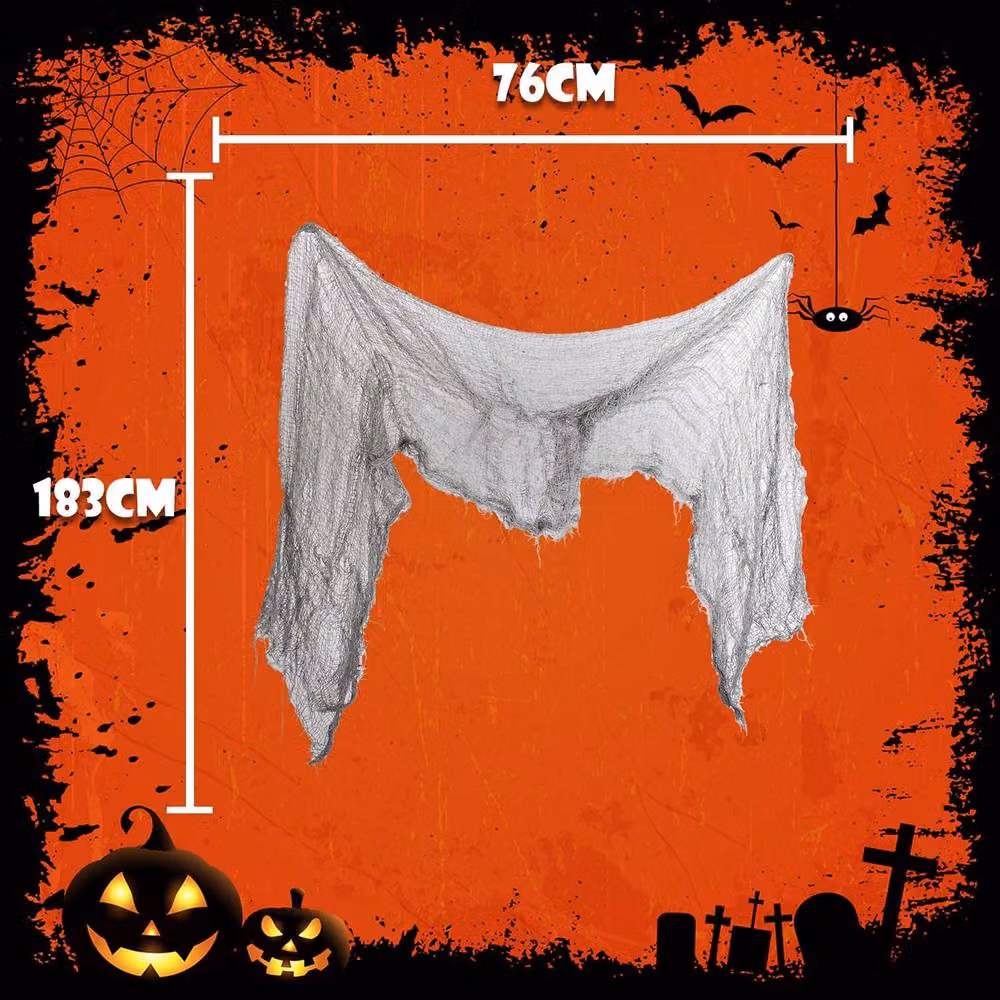 VFM e-Store Grey Creepy Halloween Tablecloth for Party Accessories – 2