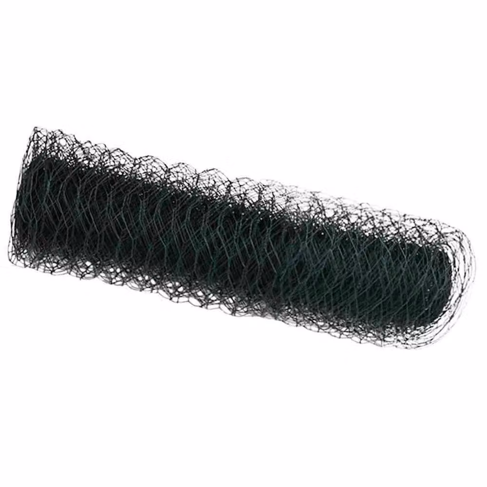 Berkfield Home Green PVC Coated Steel Hexagon Fence, H: 0.8 m x W: 25 m – 3