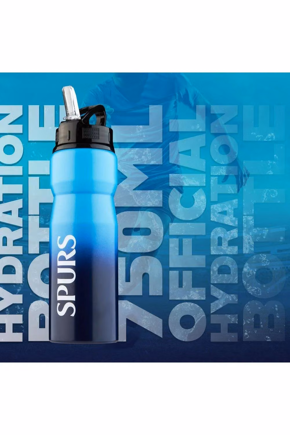 Hy-Pro International Multicolour and Blue Water Bottle 1.0 l – 8
