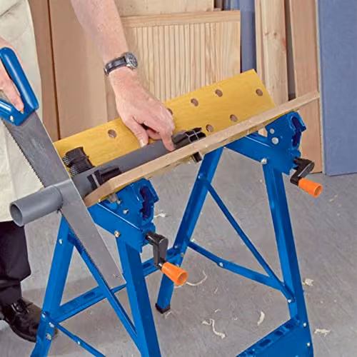 Draper 09951 Blue Foldable Tilt/Turn Workbench – 3