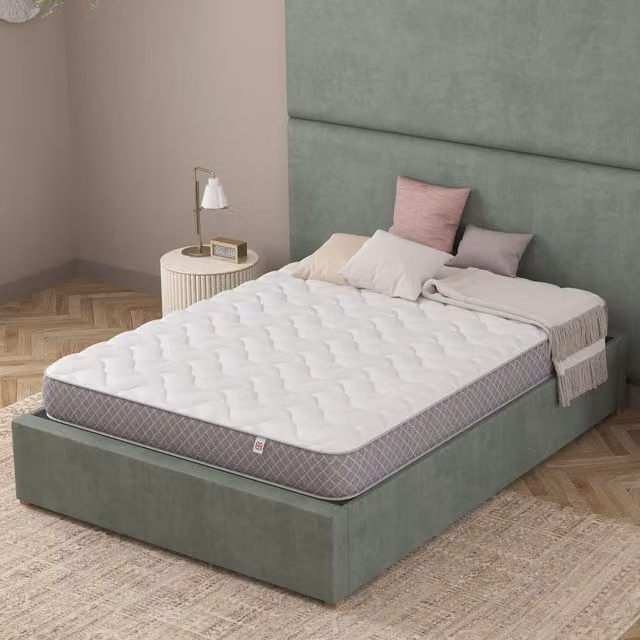 Catherine Lansfield Tranquil Nights Hybrid Mattress in White, W/D/H: 180 x 200 cm