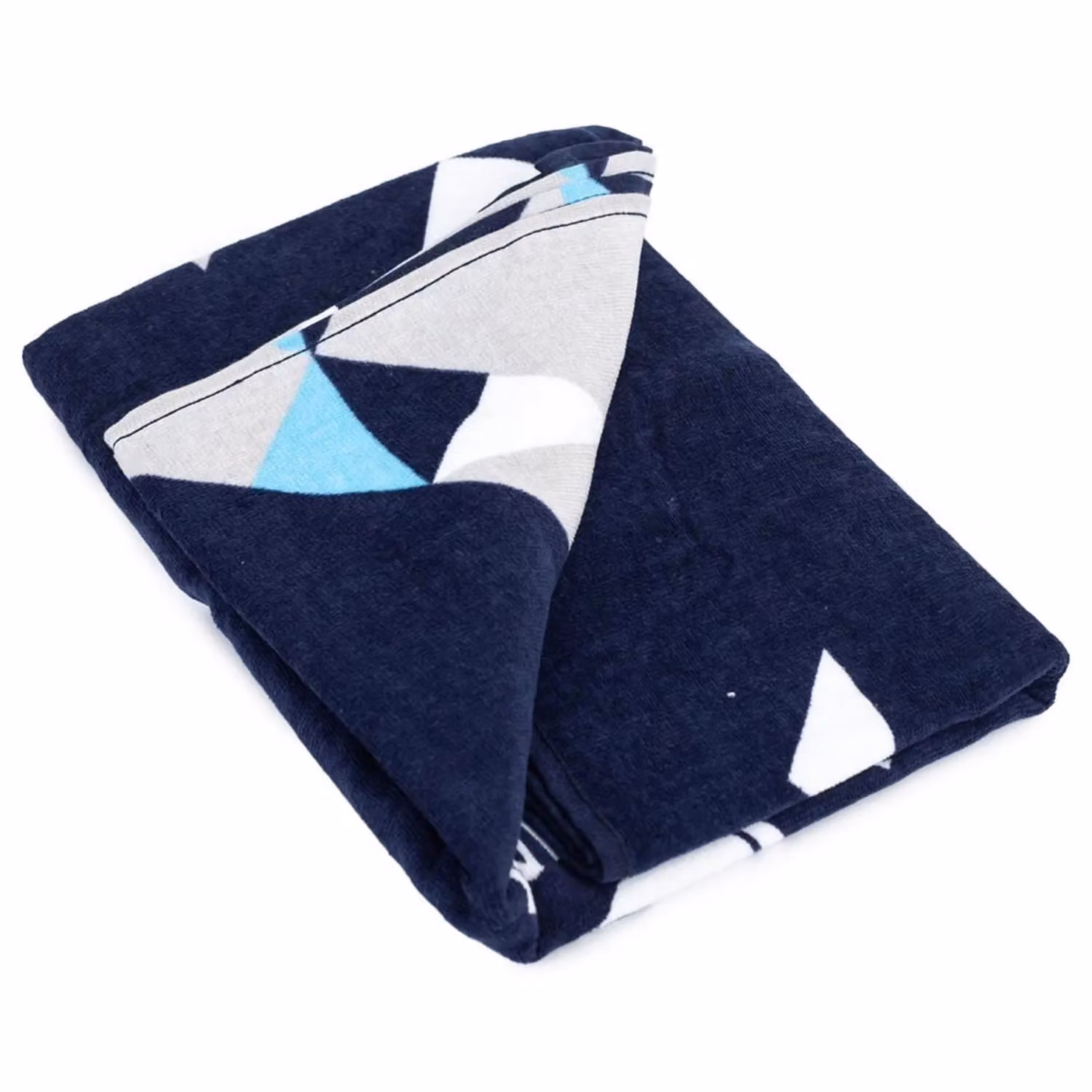 Tottenham Hotspur FC Fluffy Cotton Terry Velour Beach Towel in Blue, W: 140 cm, H: 70 cm, D: 70 cm – 2
