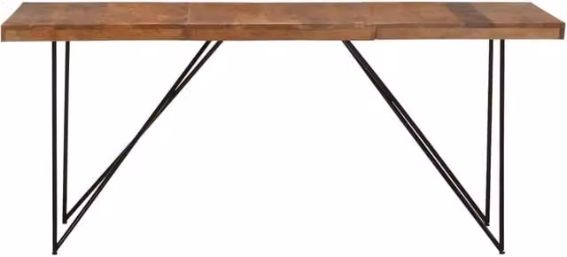 Berkfield Home Rectangular Dining Table in Brown Solid Acacia Wood W/D/H: 180 x 90 x 76 cm – 1