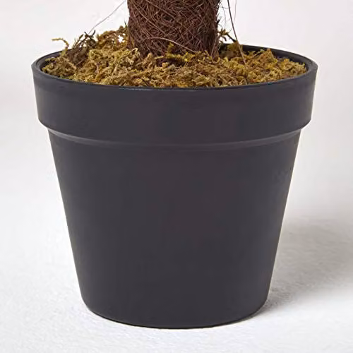 Homescapes Green Artificial Mini Palm Tree with Black Round Pot, Height: 70 cm – 4