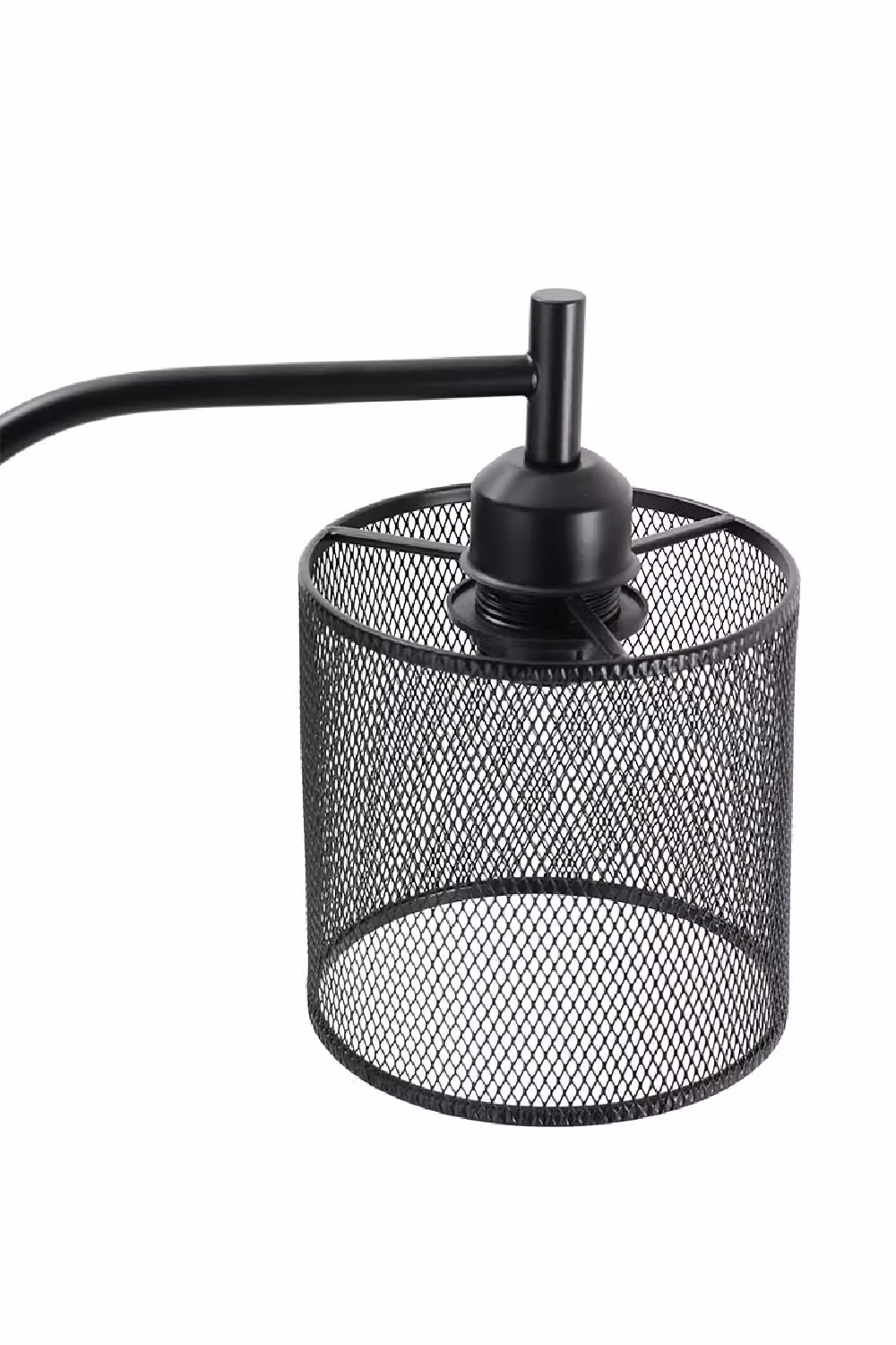 Living and Home Black Metal Corner Standing Floor Lamp with Foot Switch, Height: 165.5 cm – 4