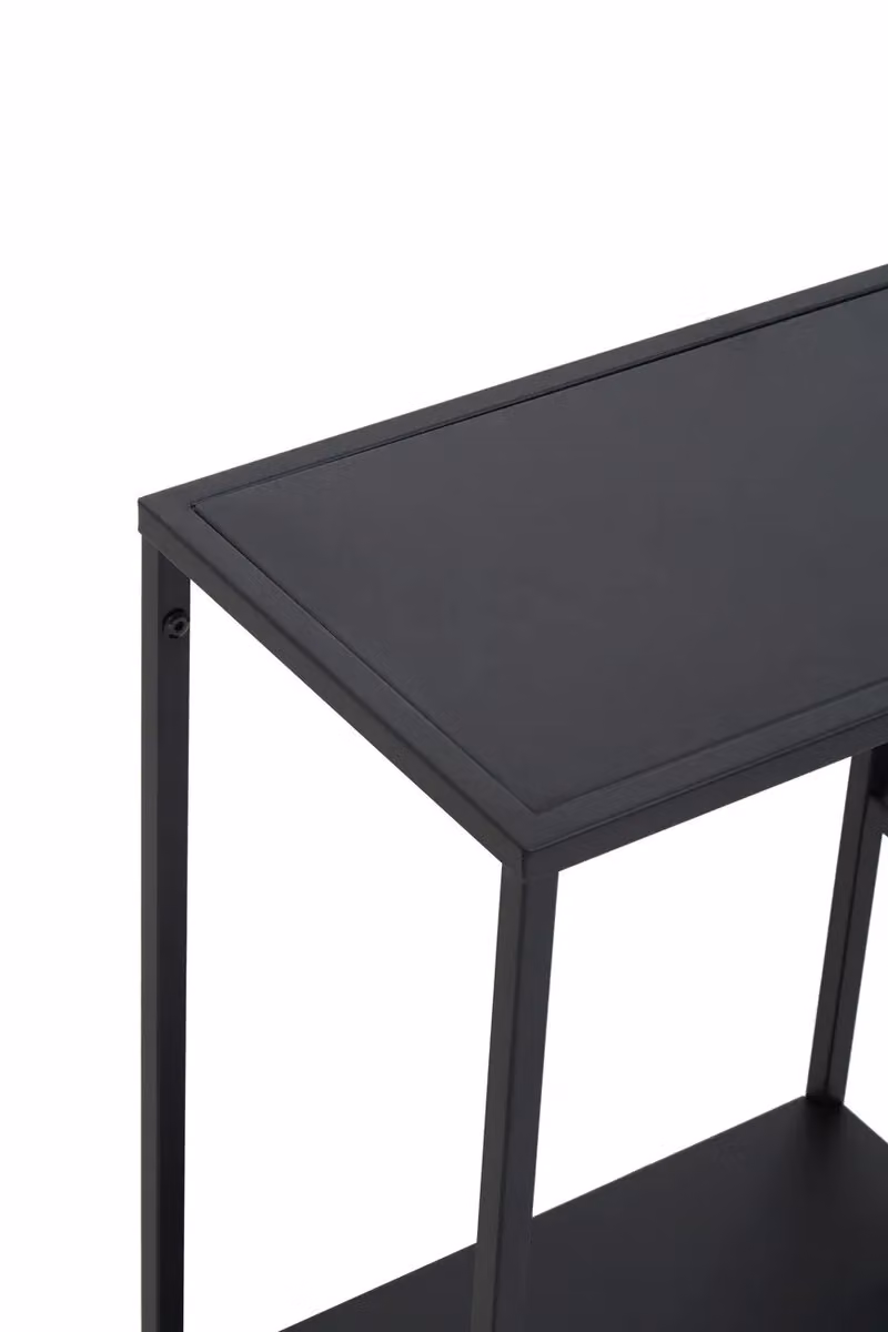 Orsina Grey Metal Multi-Level Corner Shelf Unit – 6