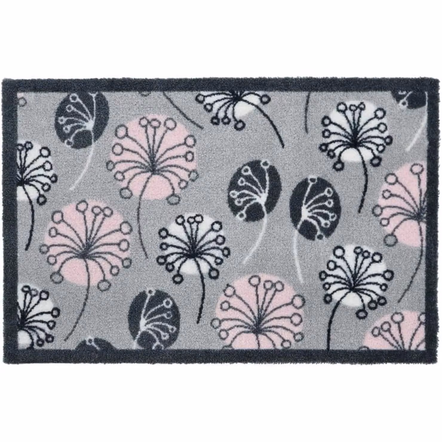 MantraRaj Grey Mega Doormat and Absorbent Carpet Runner, W/D/H: 50 x 75 x 1 cm – 3