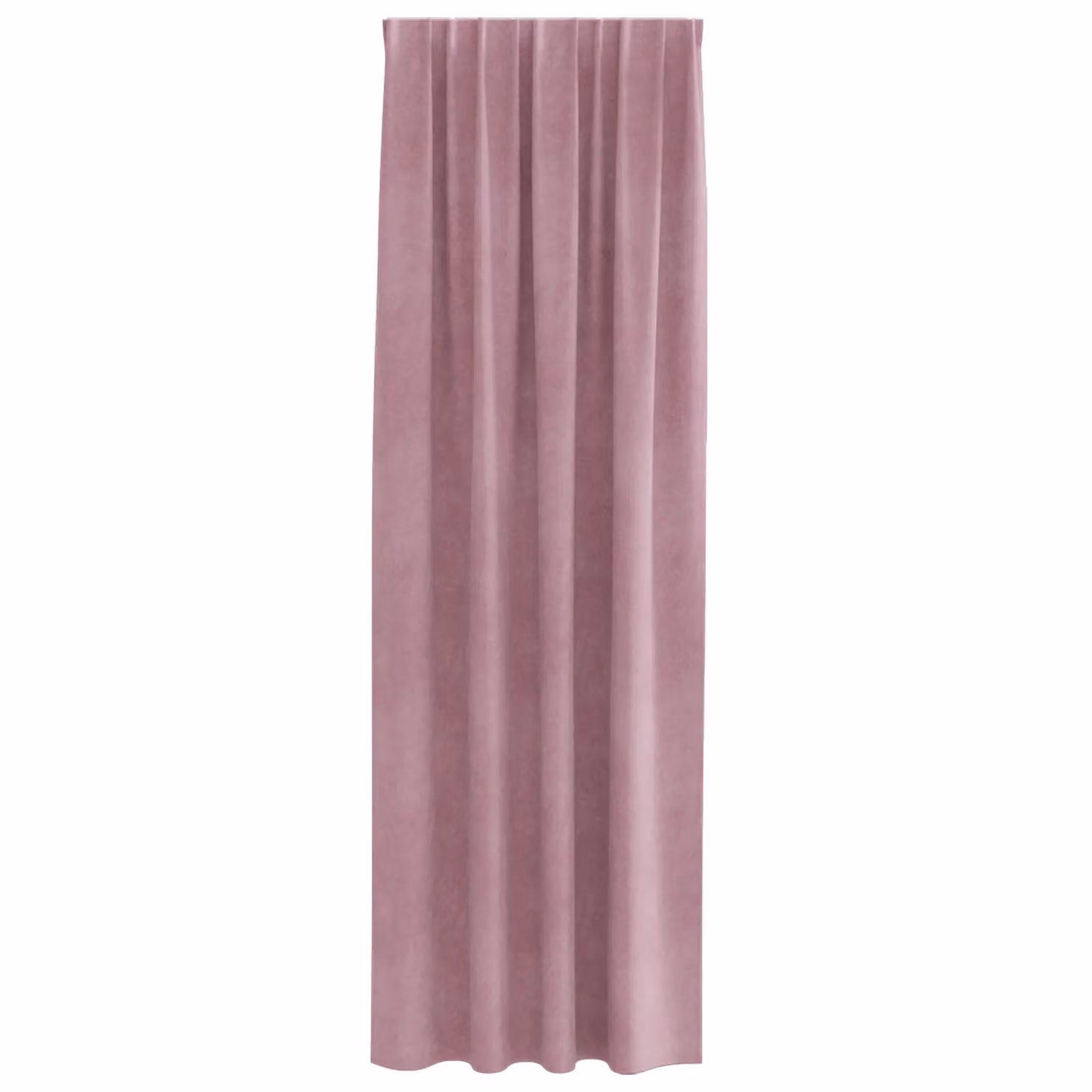 Berkfield Home Dark Pink Velvet Blackout Curtains with Top Tape, 2 Pack, W: 140 cm x H: 225 cm – 2