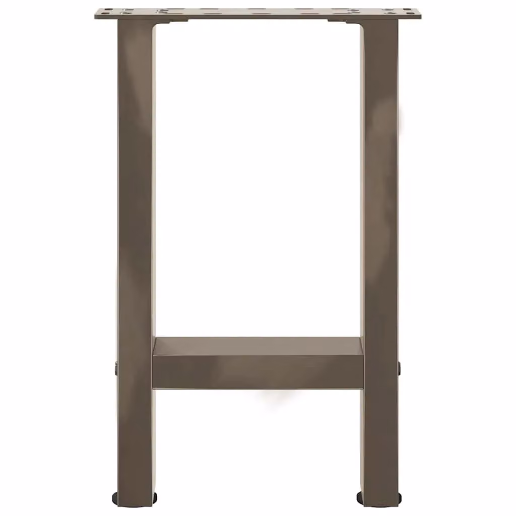 Berkfield Home Steel Coffee Table Legs, Grey, 2 Pieces, W: 28 cm, H: 42-43 cm – 4