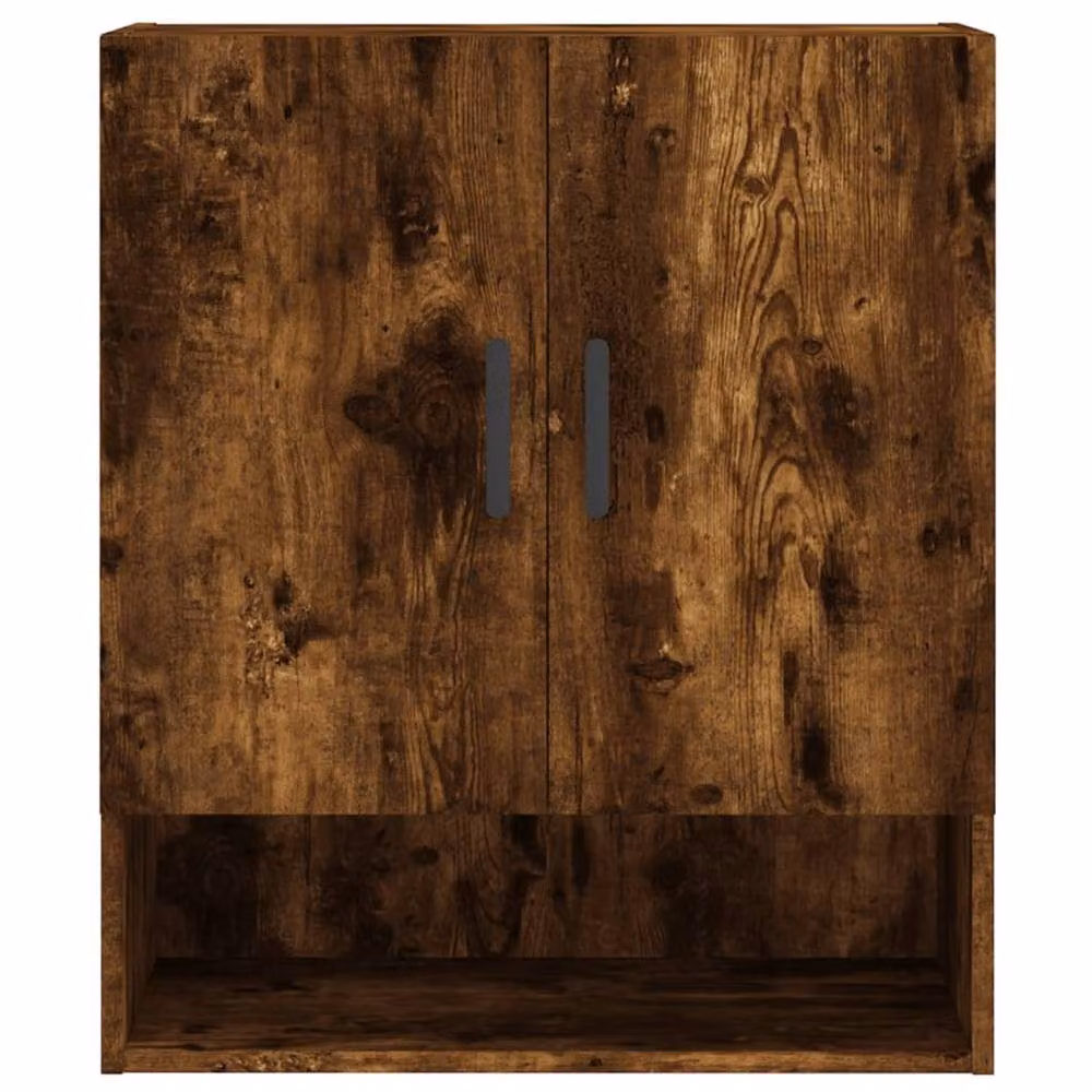 Berkfield Home Wall Mounted Smoked Oak Cabinet in Brown, W/D/H: 60 x 31 x 70 cm – 5