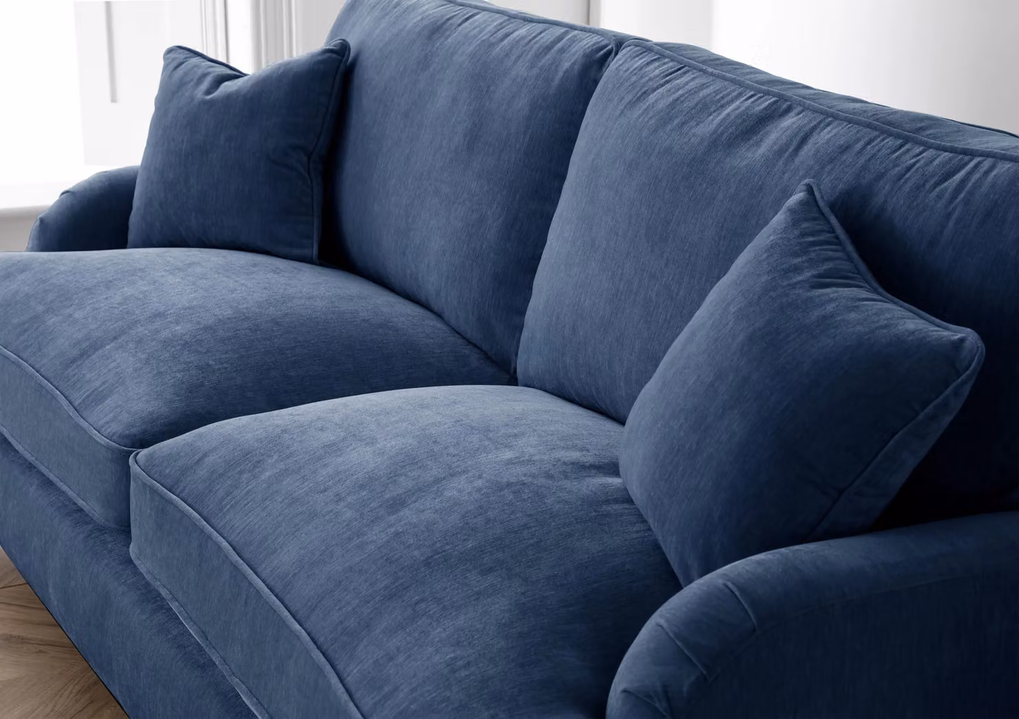 The Great Sofa Company Orla 2 Seater Fabric Sofa in Navy Blue – 2