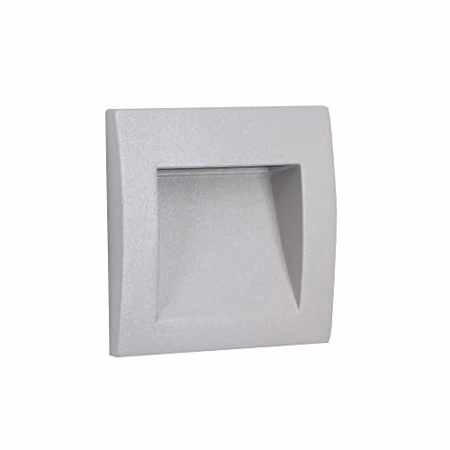 Netlighting Face LED Outdoor Square Wall Light Grey IP65 – 1