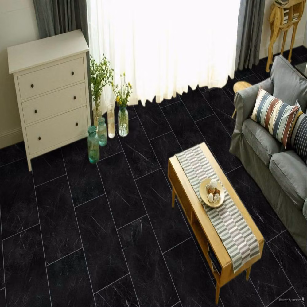 Firmfit ORG Click Lock Luxury Vinyl Tile Plank in Black Wood Look (5.5mm) – 5