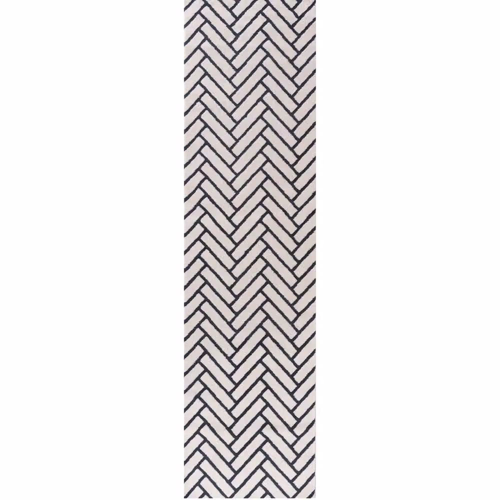 THE RUGS Loft Herringbone Soft Pile Area Rug, Blue, W: 120 cm, L: 170 cm – 8