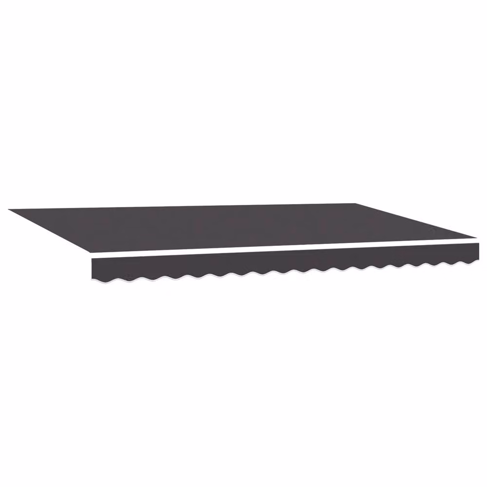 Berkfield Home Retractable Wall-Mounted Folding Arm Awning in Black and Multicolour – 2