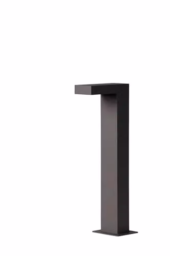 Lucide Texas Modern LED Garden Bollard Light, Aluminium, IP54, Black or Anthracite Grey