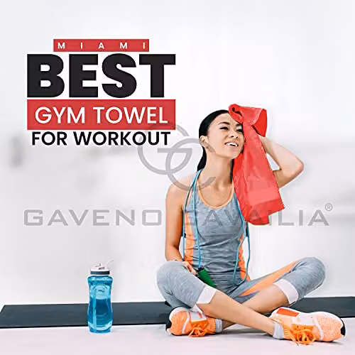Gaveno Cavailia 4-Pack Striped Cotton Hand Towels, Red, 700 GSM – 5