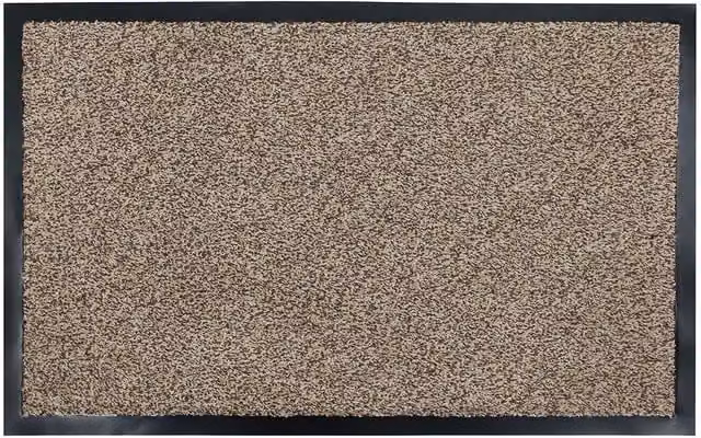 JVL Admiral Microfibre Barrier Doormat, Stone, W: 50 cm, D: 80 cm