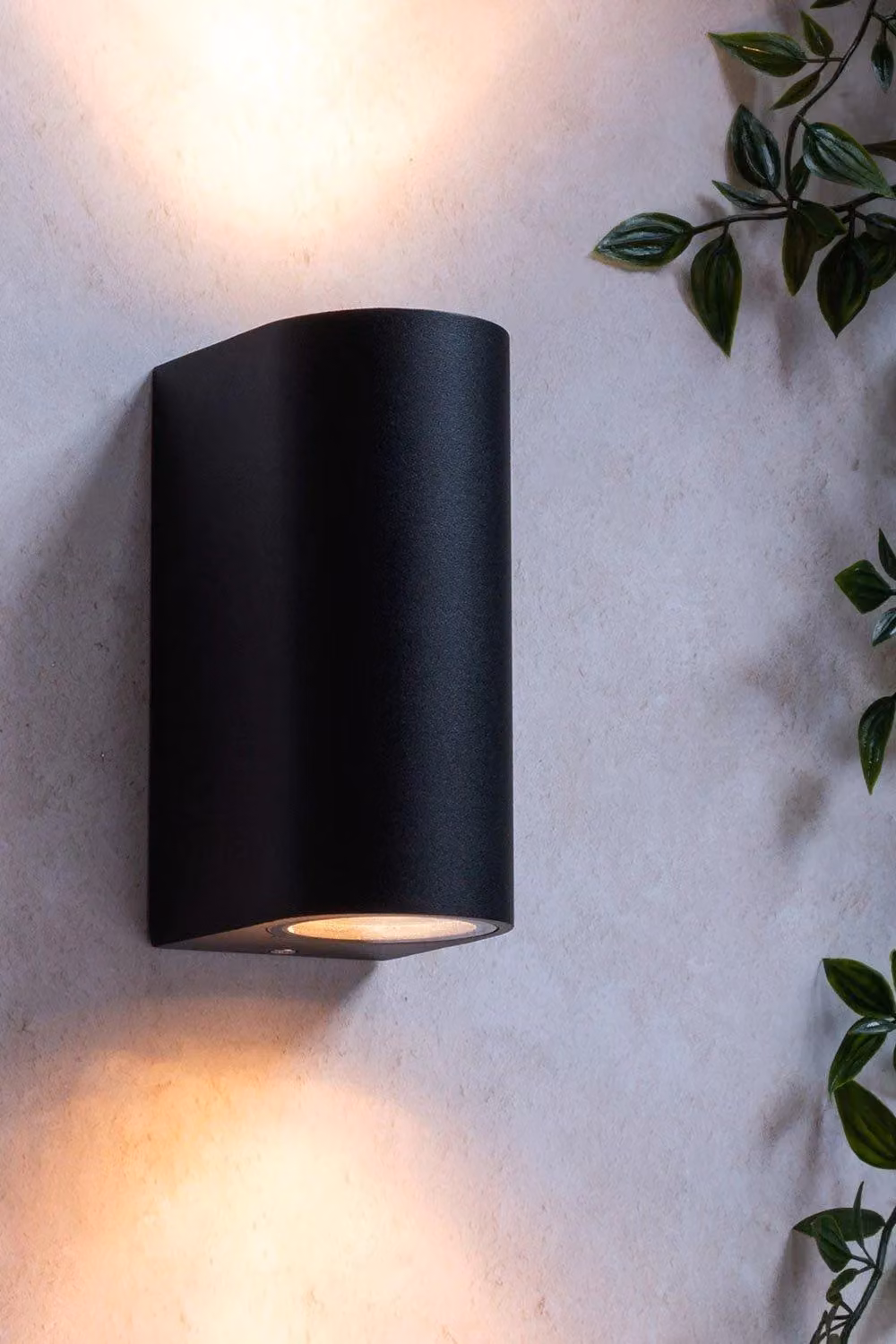BHS Lighting Smithe Modern Up & Down Outdoor Wall Light in Black – 4